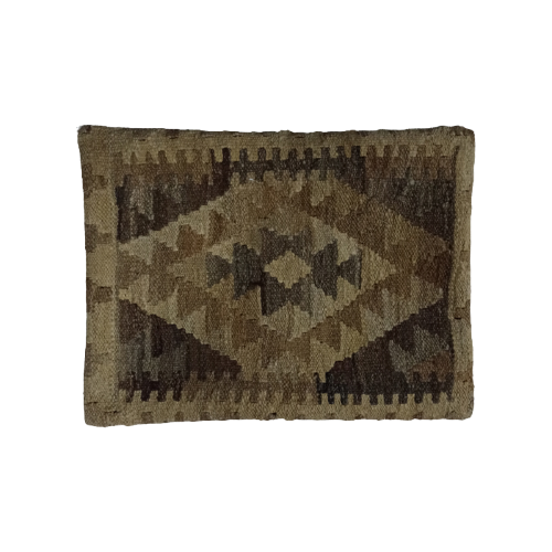 Kilim Tobacco Brown Cushion Cover