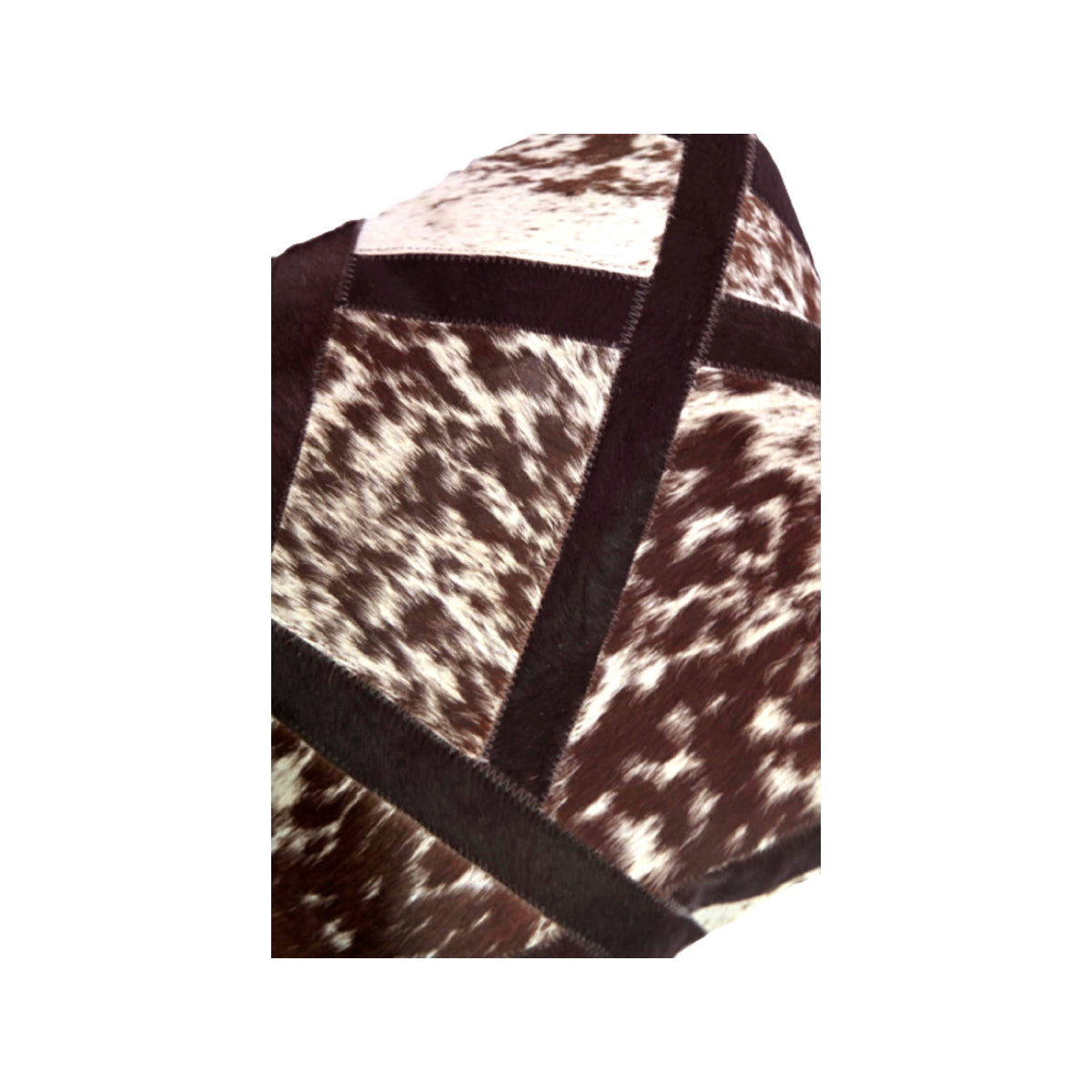 Cowhide Leather Cotton Seed Cushion Cover